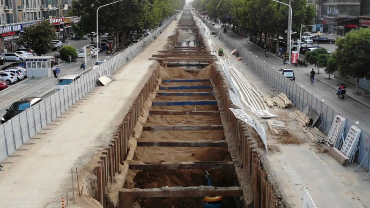 果然视频|管线铺设完成,吴泰闸路至常青路改造项目推进快