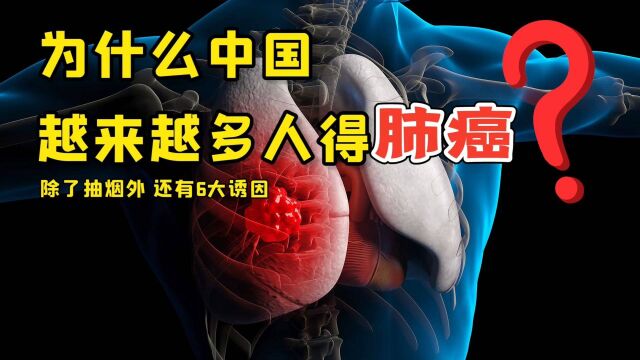 不抽烟也会得肺癌?提醒:除了抽烟外,这6大元凶不可不防