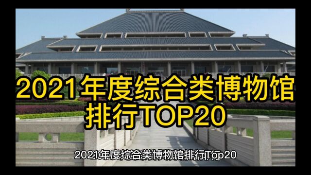 2022年度综合类博物馆排行Top20