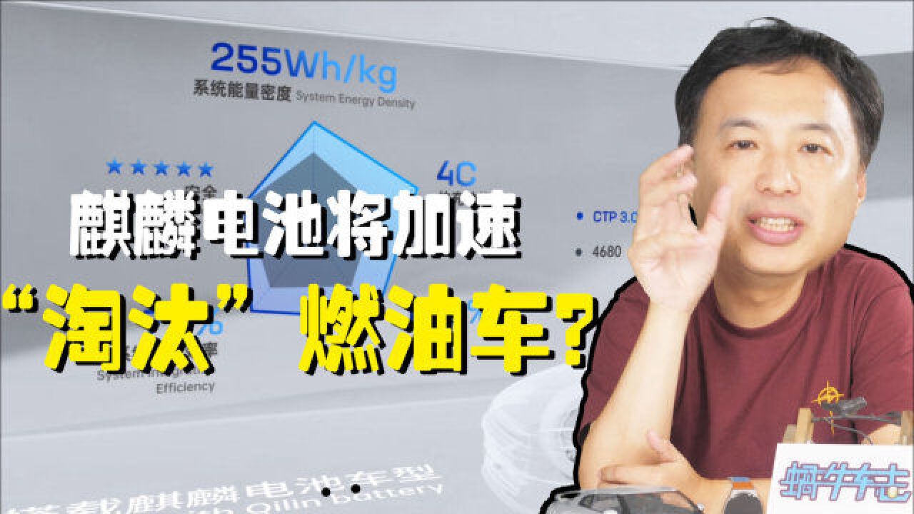 255Wh/kg能量密度“打脸”特斯拉!麒麟电池要改变电动车格局?