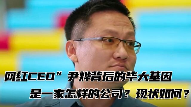 “网红CEO”尹烨背后的华大基因,是一家怎样的公司?现状如何?