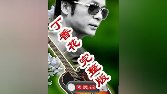 完整版来了,素民谣《丁香花》完整版上线,cover:唐磊.