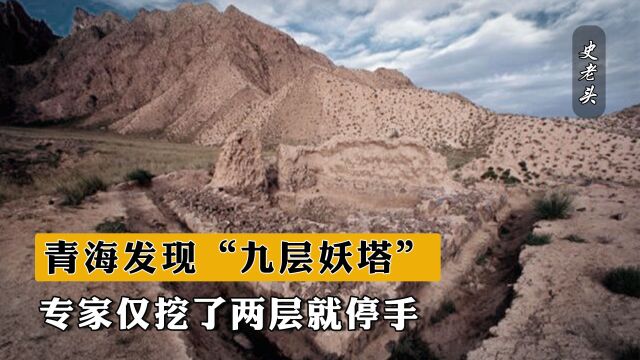 青海发现“九层妖塔”,专家仅挖了两层就停手,专家:有点不对劲