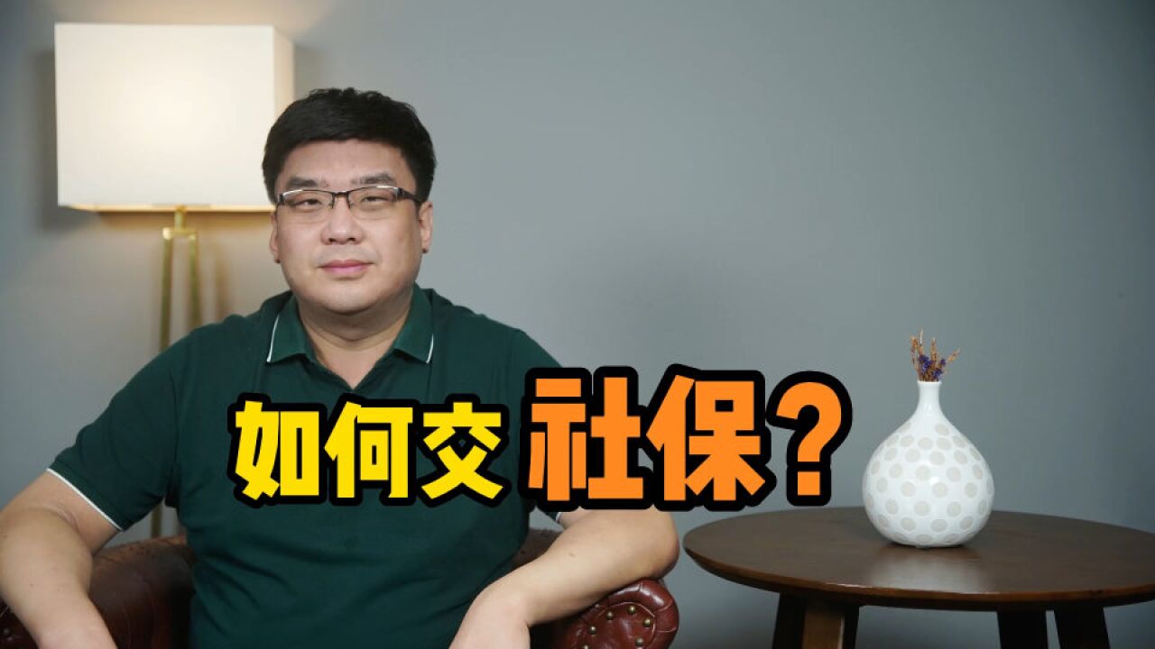 自由职业者,到底如何交社保?专家解读来了!