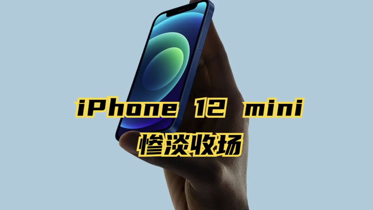 iPhone 12 mini:口碑两级分化,小屏手机不符合时代需求丨历代iPhone中口碑最失败的机型(3)