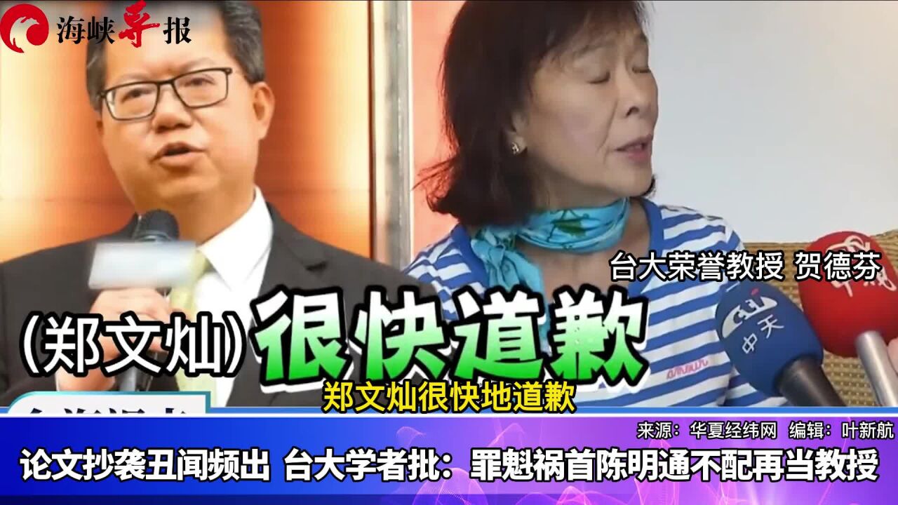 论文抄袭丑闻频出,台大学者批:罪魁祸首陈明通不配再当教授