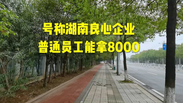 号称湖南良心企业!一般普通员工都能拿8000工资!