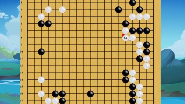 【立二拆三的打入】李老师少儿围棋课堂复盘精彩瞬间