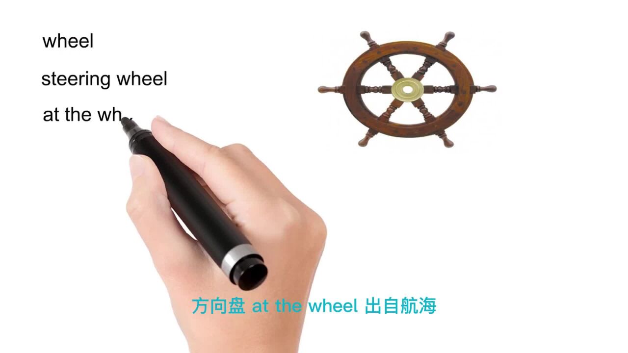 英语思维解密,为什么at the wheel表示大权在握,轻松学英语