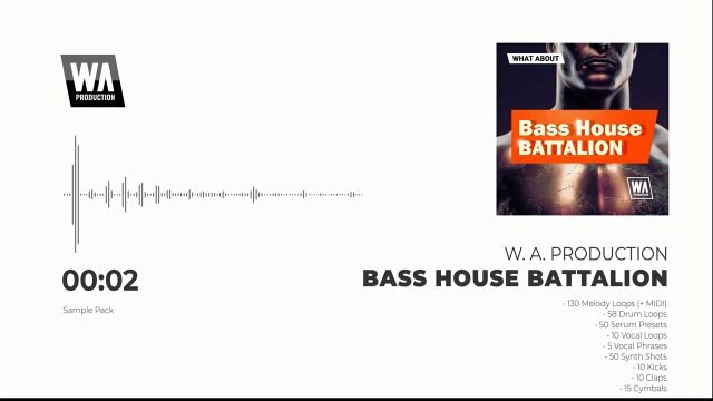 Bass House Battalion Sound Loops, Vocals, Drums, Presets & More!