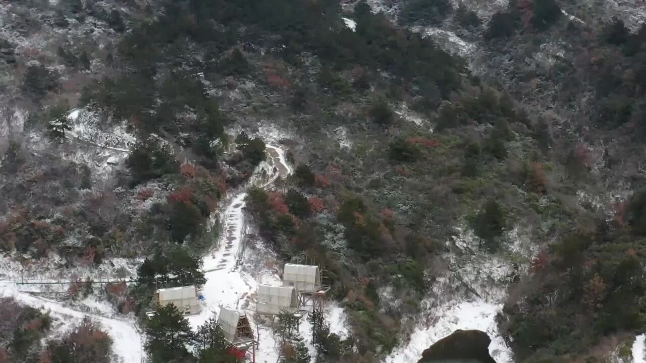 今日瞬间 | 武汉清凉寨解锁雪景模式,雪乡大片上线