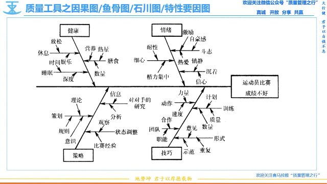 质量管理工具之因果图/鱼骨图/石川图/特性要因图