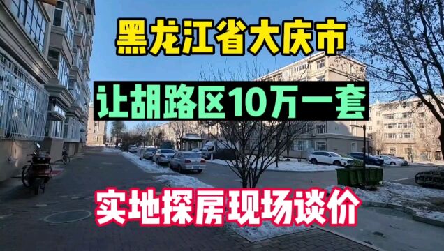 黑龙江省大庆市让胡路区真实房价,10万一套,实地探房,现场谈价,全程纪实拍摄