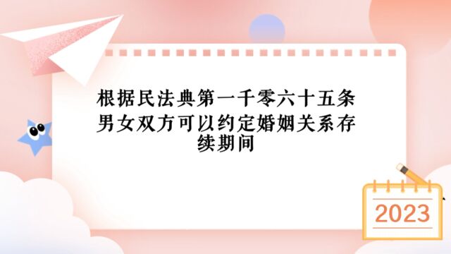 约定的婚姻存续期间的个人财产和债务的法律效力