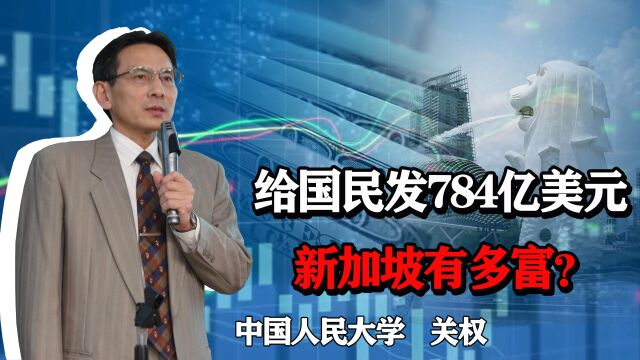 784亿美元,给国民直接发钱,新加坡有多富?除了富内卷也严重