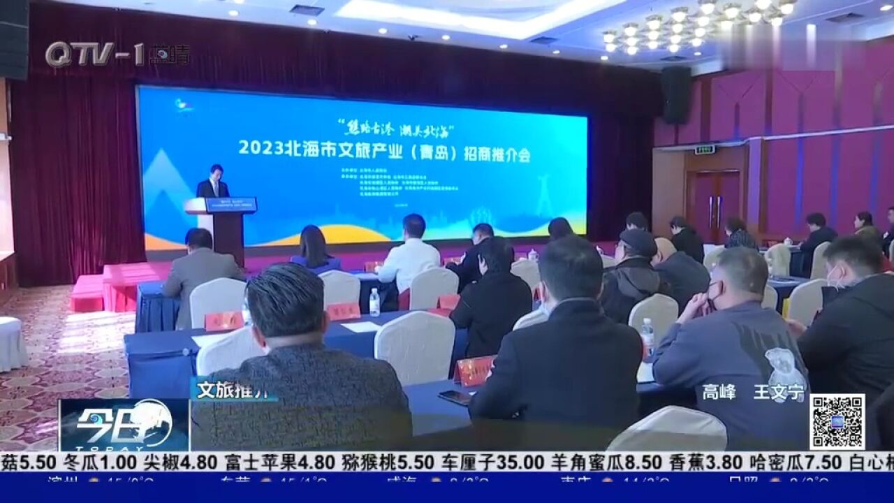 2023北海市文旅产业招商推介会在青举行