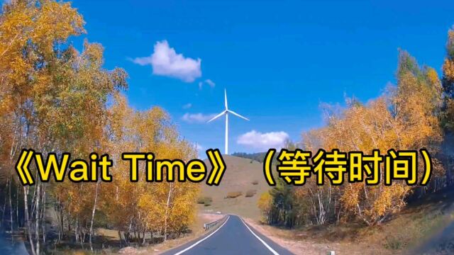 车载音乐《Wait Time》(等待时间),节奏动感,旋律好听