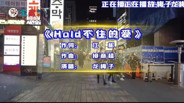 龙梅子演唱的歌曲《Hold不住的爱》,睁大了眼眸,看不懂太多的理由,人们追寻着自由,却住进拥挤的高楼!!#伤感音乐