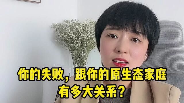 你的失败,跟你的原生态家庭有多大关系? #原生家庭对一个人的影响有多大