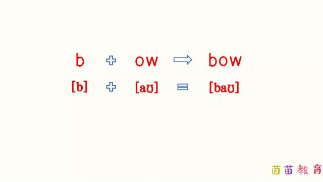 自然拼读:bow