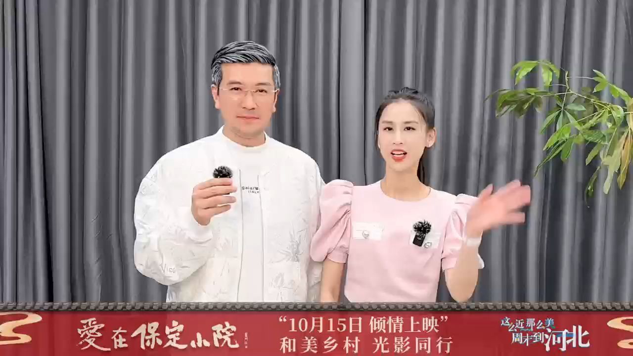 “乡村振兴微电影《爱在保定小院》首映式