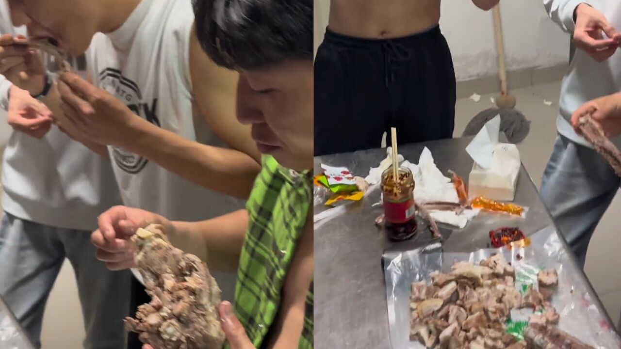 家人寄15斤牛羊肉男生宿舍全员狼吞虎咽:每月都寄,炖了近1小时