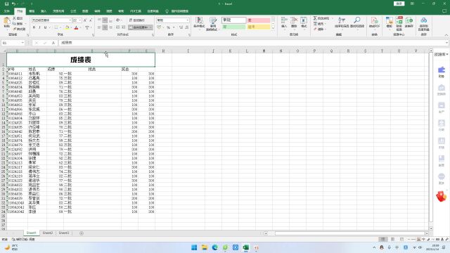 Excel2021中的文本设置之字体、加粗、倾斜、下划线、颜色、底纹