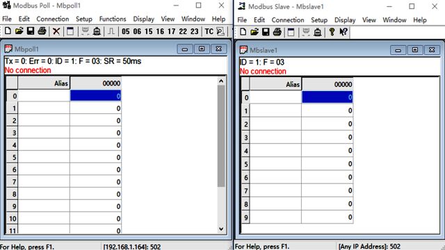 组态王组态软件和Modbus Poll调试助手实现Modbus TCP以太网通信