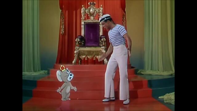 Jerry Mouse and Gene Kelly Dance  Anchors Aweigh (1945)