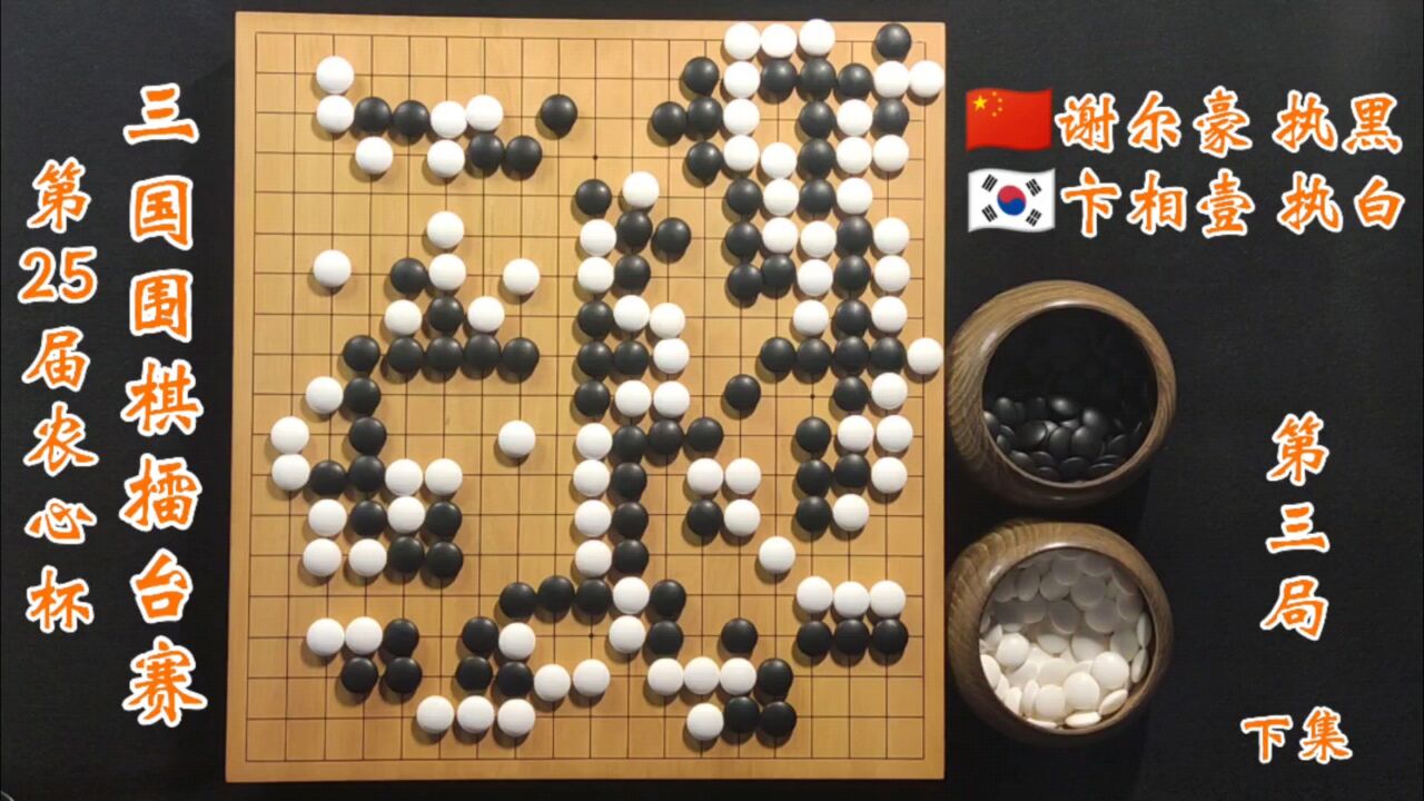 第25届农心杯三国围棋擂台赛第三局谢尔豪vs卞相壹下集