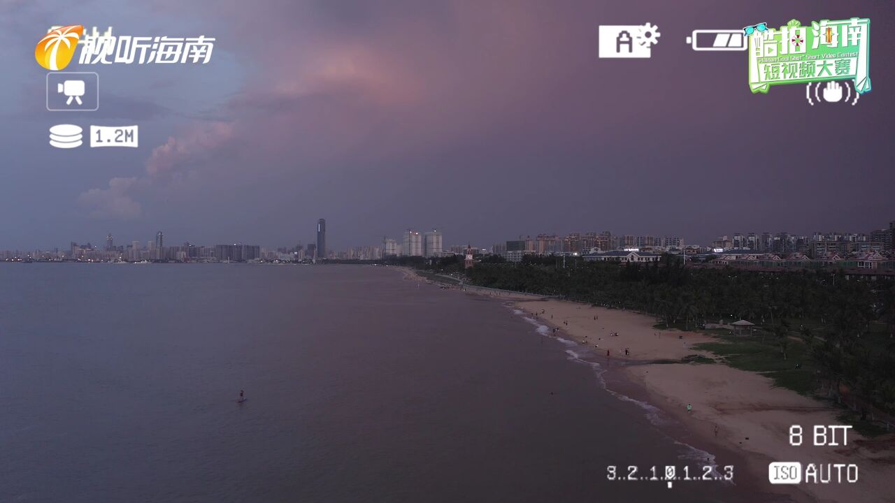 酷拍海南(103)丨夏夜海边晚风