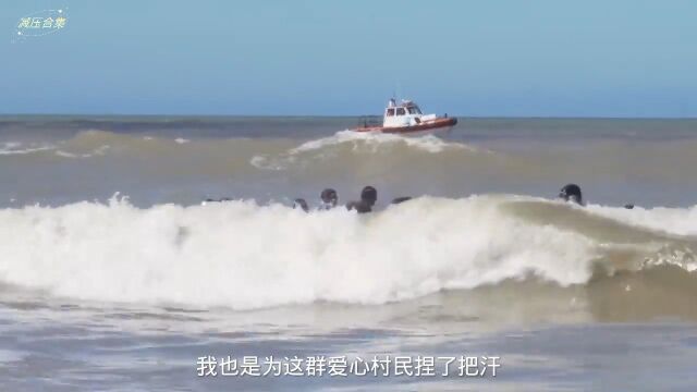 发生在阿根廷海边感人的一幕,长江后浪推前浪,把虎鲸拍在了沙滩上传递正能量感动瞬间人间温暖海洋生物动物救助