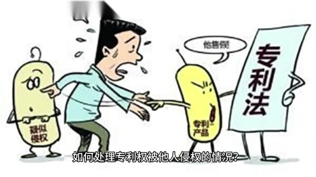 如何处理专利权被他人侵权的情况?