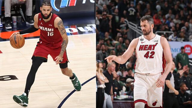 热火总决赛G2变阵！乐福顶替马丁出任首发，马丁带病打替补，希罗继续伤停