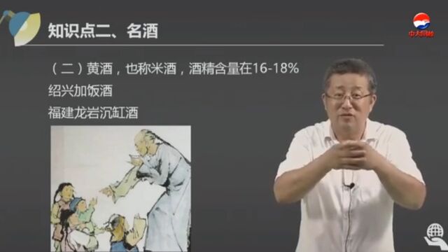 导游资格证:肖震精讲第九章茶酒