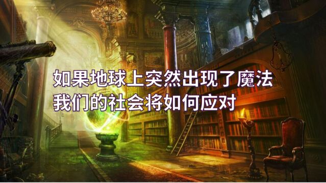 如果地球上突然出现了魔法,我们的社会将如何应对?