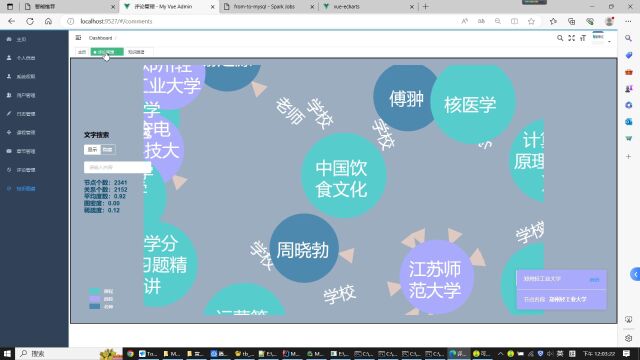 计算机毕业设计吊打导师Python+Spark知识图谱课程推荐系统 课程预测系统 mooc慕课课程爬虫 课程大数据 课程数据分析