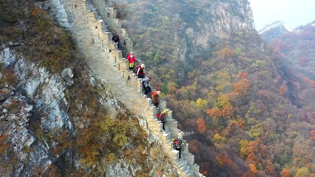 我国500年前的逆天工程,万里长城最险要段,箭扣长城!