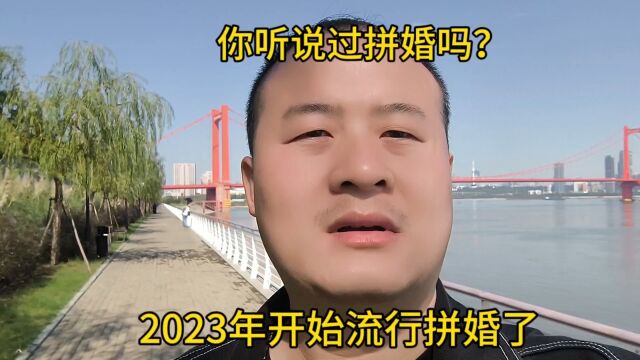 你听说过拼婚吗?2023年开始流行拼婚了