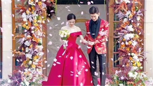 张翰和徐璐的婚礼现场照片流出，中式婚礼绝美，粉丝纷纷送祝福！