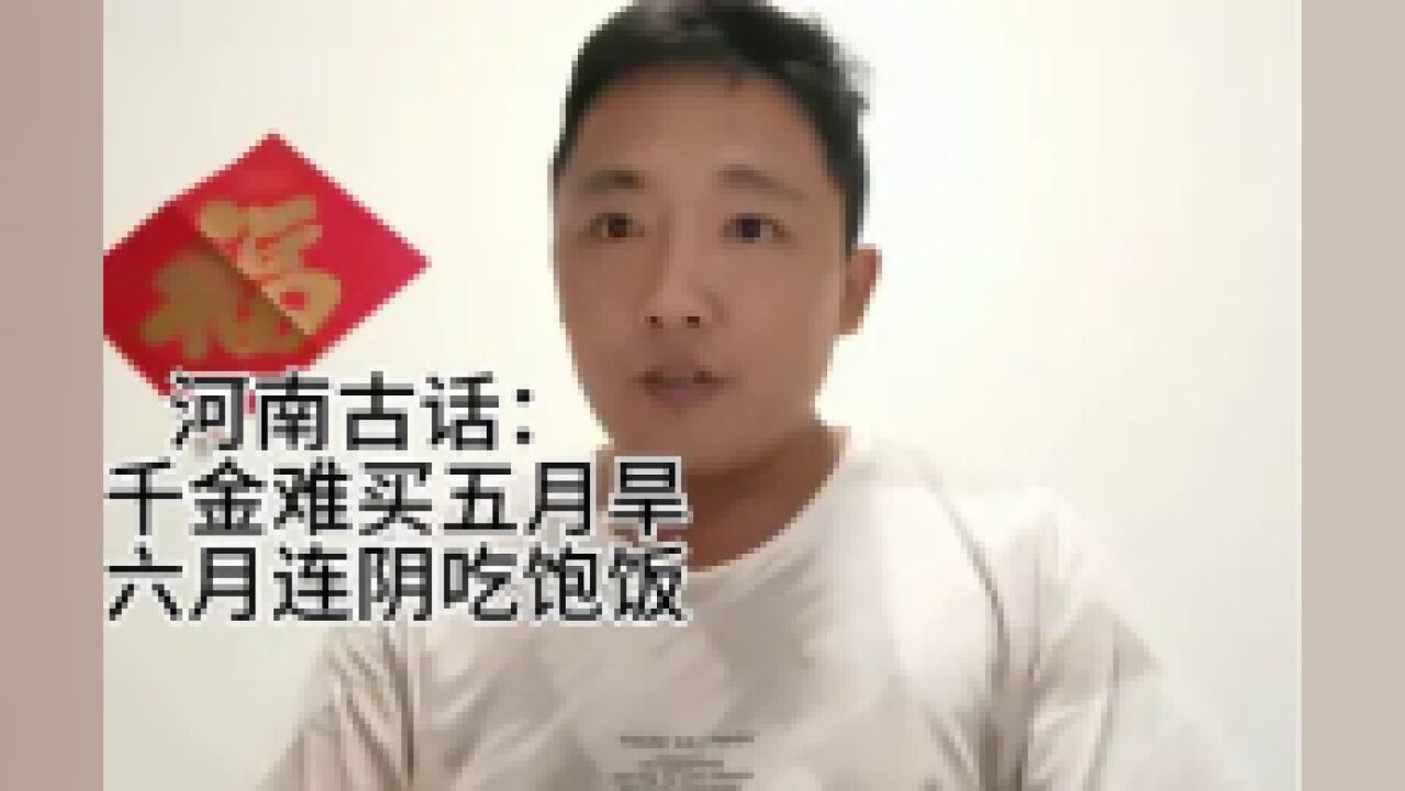 网上吧河南炒作的比东京热还热,我们农村的庄稼吃旱,不吃水,我们庄稼人,不希望下雨