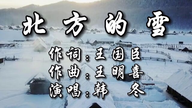 北方的雪(王国臣词,王明喜曲,韩冬演唱)公交制作