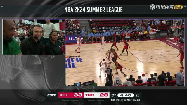 2023 NBA夏季联赛 公牛vs猛龙全场回放