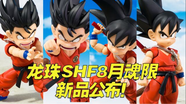 【涛光玩具箱】万代龙珠S.H.figuarts8月新品,孙悟空天真无邪的挑战者细节公布.