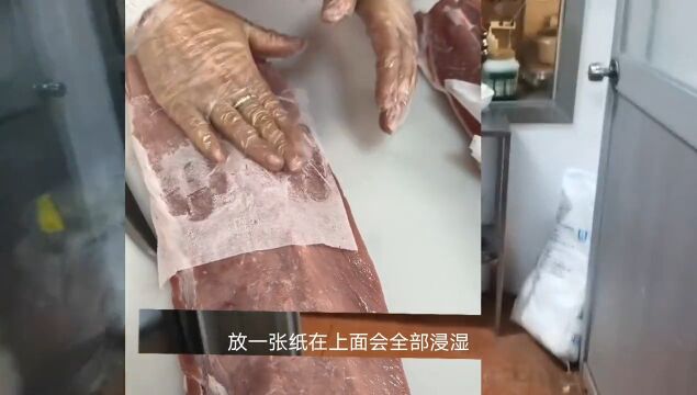 买猪肉如何分辨病猪和注水猪肉传递正能量食品安全猪肉