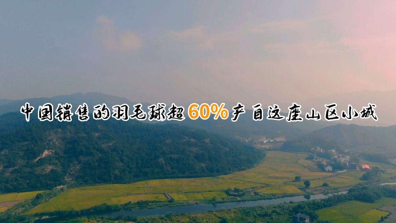 全球连线|(浙江百分比)中国销售的羽毛球超60%产自这座山区小城