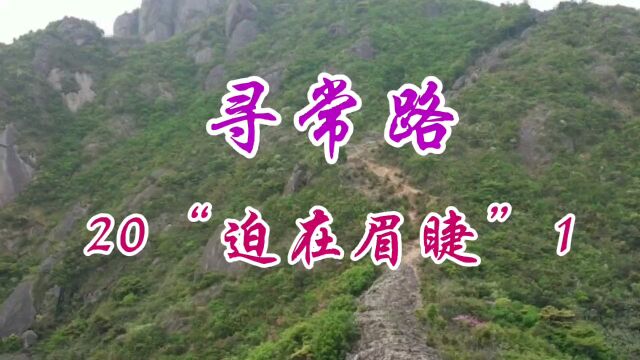 视频小说:《寻常路》20.“迫在眉睫”1