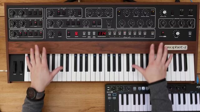 Softube Model 80  Sounds like a Prophet 5 to me