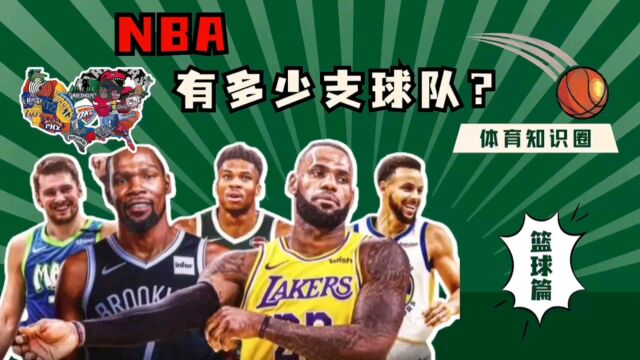 NBA一共有多少支球队?你都知道多少呢?体育知识圈之篮球篇