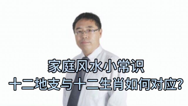 家庭风水小常识:十二地支与十二生肖如何对应?